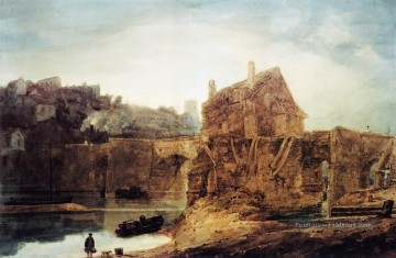 Shro aquarelle peintre paysages Thomas Girtin Peinture à l'huile